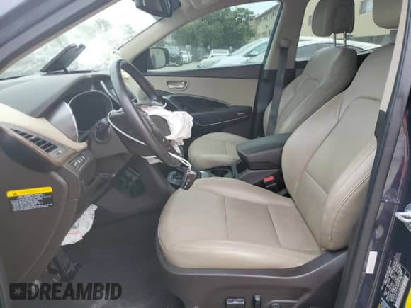 ✅ 2018 Hyundai Santa Fe 2.4L • VIN: 5XYZU3LBXJG513004 • Lot: 49358523. Wystawiony na Copart z przebiegiem 47 891 mil mil. Skorzystaj z bezpłatnego archiwum sprzedaży aukcyjnych z USA i zobacz szczegółowy raport historii pojazdu na DreamBid. Zdjęcie 7.