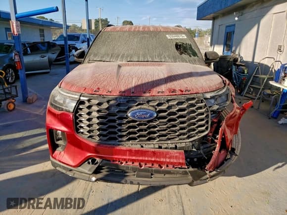✅ 2025 Ford Explorer ST-Line • VIN: 1FMUK7KH1SGA66103 • Lot: 93048815. Wystawiony na Copart z przebiegiem 25 543 mil. Bezpłatny archiwum sprzedaży aukcyjnych z USA i szczegółowy raport historii pojazdu na DreamBid. Zdjęcie 5.