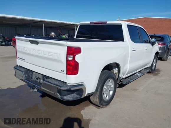 2022 Chevrolet Silverado 1500 LT z VIN 3GCPWCED5NG201194, wystawiony jako IAAI lot #41318619 z przebiegiem 85 368 mil mil oraz . Historia ofert i sprzedaży dostępna na DreamBid. Obrazek 4.