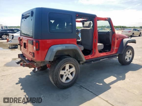 ✅ 2008 Jeep Wrangler Rubicon • VIN: 1J8GA69168L551367 • Lot: 59166875. Listed on Copart with Not provided. Free auction sales archive from the USA and detailed vehicle history report at DreamBid. Image 3.