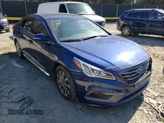 ✅ 2016 Hyundai Sonata Sport • VIN: 5NPE34AF3GH435034 • Lot: 45361833. Listed on Copart with 66,858 mi. Free auction sales archive from the USA and detailed vehicle history report at DreamBid. Image 4.