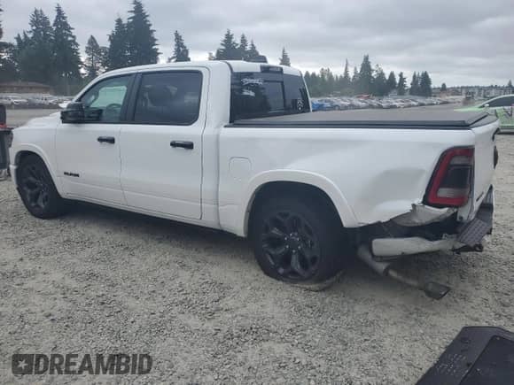 2024 Ram 1500 Limited with VIN 1C6SRFHT2RN122155, listed as a Copart auction lot 60696205 with 8,071 mi miles and Salvage title. Bid and sale history available at DreamBid. Image 2.