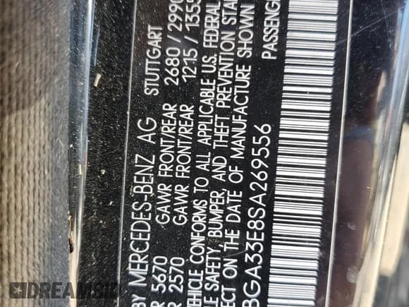 ✅ 1995 Mercedes-Benz S 320 • VIN: WDBGA33E8SA269556 • Lot: 87240774. Listed on Copart with Not provided. Free auction sales archive from the USA and detailed vehicle history report at DreamBid. Image 13.