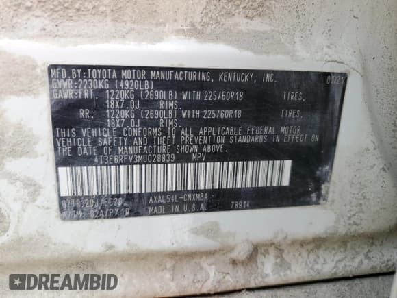 ✅ 2021 Toyota RAV4 Hybrid XSE • VIN: 4T3E6RFV3MU028839 • Lot: 51814345. Wystawiony na Copart z przebiegiem 119 572 mil. Bezpłatny archiwum sprzedaży aukcyjnych z USA i szczegółowy raport historii pojazdu na DreamBid. Zdjęcie 13.