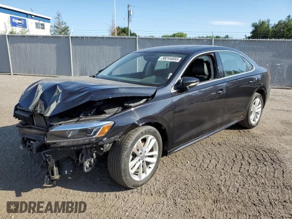 ✅ 2021 Volkswagen Passat SE • VIN: 1VWBA7A34MC004688 • Lot: 58244855. Listed on Copart with Not provided. Free auction sales archive from the USA and detailed vehicle history report at DreamBid. Image 1.