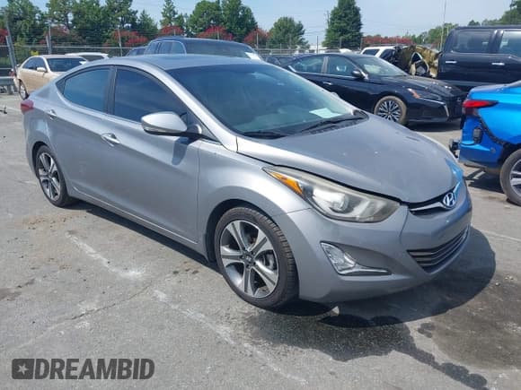 ✅ 2015 Hyundai Elantra Sport • VIN: KMHDH4AH8FU371877 • Lot: 43105376. Listed on IAAI with 176,182 mi. Free auction sales archive from the USA and detailed vehicle history report at DreamBid. Image 1.