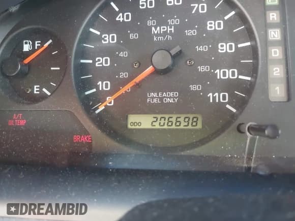 ✅ 2000 Nissan Frontier XE • VIN: 1N6DD26S2YC426161 • Lot: 42143414. Listed on IAAI with 206,698 mi. Free auction sales archive from the USA and detailed vehicle history report at DreamBid. Image 12.