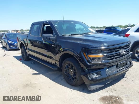✅ 2024 Ford F-150 XLT • VIN: 1FTEW3KP8RKF59278 • Lot: 43134176. Listed on IAAI with 10,626 mi. Free auction sales archive from the USA and detailed vehicle history report at DreamBid. Image 1.