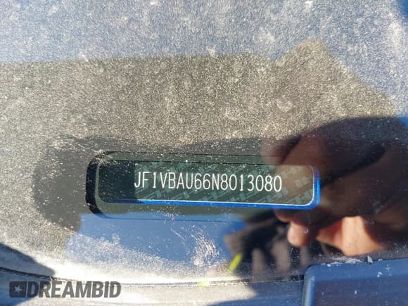 ✅ 2022 Subaru WRX GT • VIN: JF1VBAU66N8013080 • Lot: 41318449. Listed on IAAI with 19,724 mi. Free auction sales archive from the USA and detailed vehicle history report at DreamBid. Image 9.