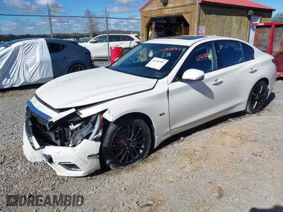 ✅ 2020 Infiniti Q50 Pure • VIN: JN1EV7AR0LM254675 • Lot: 43436901. Listed on IAAI with 68,255 mi. Free auction sales archive from the USA and detailed vehicle history report at DreamBid. Image 17.
