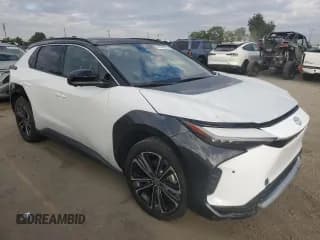 ✅ 2023 Toyota bZ4X XLE • VIN: JTMABACA8PA030764 • Lot: 92645665. Listed on Copart with 12,250 mi. Free auction sales archive from the USA and detailed vehicle history report at DreamBid. Image 4.