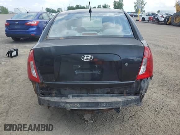 2010 Hyundai Accent GL with VIN KMHCN4BC3AU506523, listed as a Copart auction lot 63788705 with 139,422 mi miles and Non repairable. Bid and sale history available at DreamBid. Image 6.