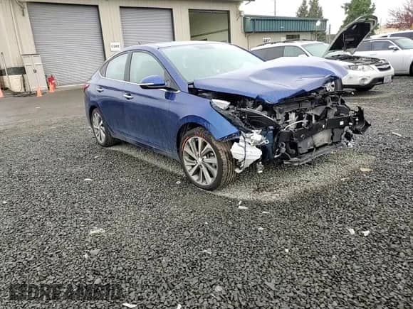 2021 Hyundai Accent Limited with VIN 3KPC34A67ME152725, listed as a Copart auction lot 74799464 with 24,519 mi miles and Salvage title. Bid and sale history available at DreamBid. Image 11.