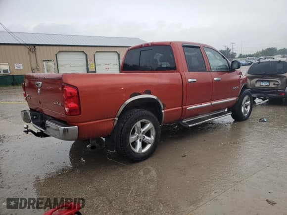 ✅ 2008 Dodge 1500 SLT • VIN: 1D7HU18218S534326 • Лот: 72809454. Опубликован ранее на Copart с пробегом 117 772 миль. Бесплатный доступ к архиву аукционных продаж из США и подробный отчёт об истории автомобиля на DreamBid. Изображение 3.