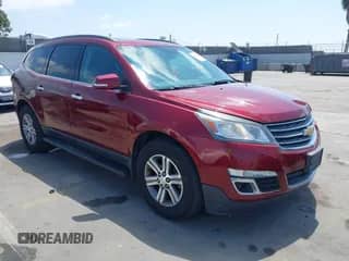 2015 Chevrolet Traverse LT z VIN 1GNKVHKD7FJ343603, wystawiony jako IAAI lot #42990415 z przebiegiem 94 960 mil mil oraz . Historia ofert i sprzedaży dostępna na DreamBid. Obrazek 1.