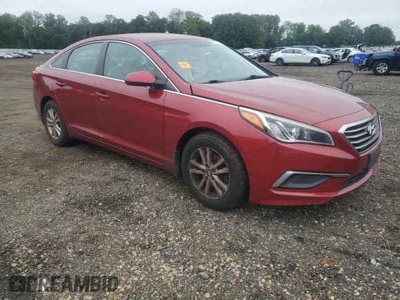 ✅ 2016 Hyundai Sonata SE • VIN: 5NPE24AF0GH428030 • Lot: 69740915. Listed on Copart with 92,614 mi. Free auction sales archive from the USA and detailed vehicle history report at DreamBid. Image 4.
