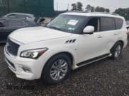 ✅ 2017 Infiniti QX80 • VIN: JN8AZ2NE0H9153659 • Lot: 42597149. Listed on IAAI with 81,515 mi. Free auction sales archive from the USA and detailed vehicle history report at DreamBid. Image 2.
