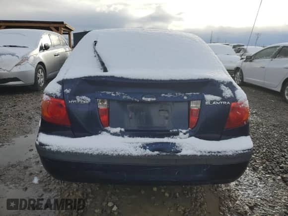 2002 Hyundai Elantra GT z VIN KMHDN55D02U070679, wystawiony jako Copart lot #48323395 z przebiegiem Nie podano mil oraz Szkoda całkowita • Salvage title. Historia ofert i sprzedaży dostępna na DreamBid. Obrazek 6.