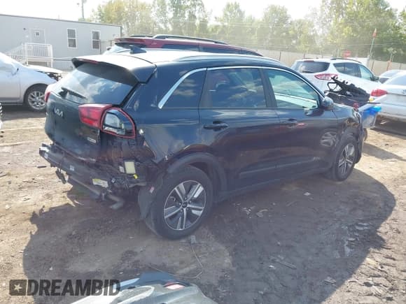 ✅ 2022 Kia Niro LXS • VIN: KNDCM3LD5N5502286 • Lot: 43331543. Listed on IAAI with 41,020 mi. Free auction sales archive from the USA and detailed vehicle history report at DreamBid. Image 4.