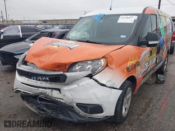 ✅ 2022 Ram ProMaster City Cargo Tradesman • VIN: ZFBHRFAB5N6W65379 • Lot: 42198667. Listed on IAAI with 92,355 mi. Free auction sales archive from the USA and detailed vehicle history report at DreamBid. Image 17.