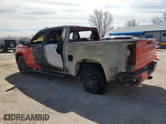✅ 2022 Chevrolet Silverado 1500 Custom • VIN: 1GCPABEK9NZ631964 • Lot: 49977225. Listed on Copart with Not provided. Free auction sales archive from the USA and detailed vehicle history report at DreamBid. Image 2.