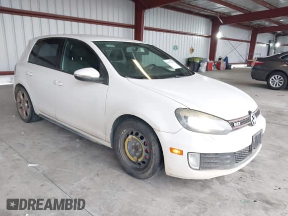 ✅ 2010 Volkswagen Golf GTI • VIN: WVWGD9AJXAW416117 • Lot: 43875222. Listed on IAAI with 126,147 mi. Free auction sales archive from the USA and detailed vehicle history report at DreamBid. Image 1.