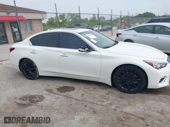 ✅ 2021 Infiniti Q50 Luxe • VIN: JN1EV7BP8MM704264 • Lot: 42445838. Listed on IAAI with 55,221 mi. Free auction sales archive from the USA and detailed vehicle history report at DreamBid. Image 13.