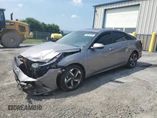 2023 Hyundai Elantra Limited с VIN KMHLN4AJ9PU084170, выставлен на аукционе Copart как лот 66520125 с пробегом 42 878 миль миль и Списание • Salvage title. История ставок и продаж доступна на DreamBid. Изображение 1.