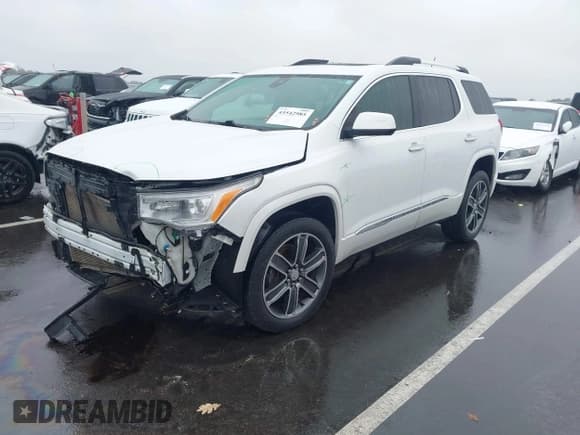 ✅ 2019 GMC Acadia Denali • VIN: 1GKKNPLS0KZ293773 • Lot: 43542985. Listed on IAAI with 117,447 mi. Free auction sales archive from the USA and detailed vehicle history report at DreamBid. Image 2.