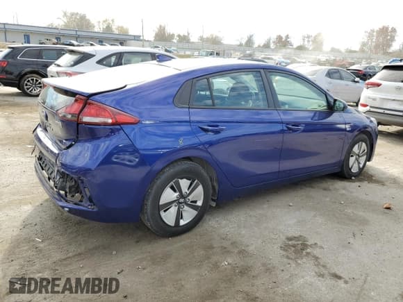 ✅ 2019 Hyundai Ioniq Blue • VIN: KMHC65LC2KU115673 • Lot: 92945675. Listed on Copart with 98,525 mi. Free auction sales archive from the USA and detailed vehicle history report at DreamBid. Image 3.