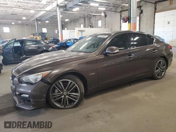 ✅ 2014 Infiniti Q50 Hybrid Sport • VIN: JN1AV7AR3EM700559 • Lot: 86533385. Wystawiony na Copart z przebiegiem 195 221 mil. Bezpłatny archiwum sprzedaży aukcyjnych z USA i szczegółowy raport historii pojazdu na DreamBid. Zdjęcie 1.