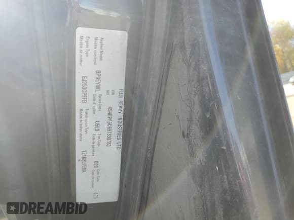 ✅ 2009 Subaru Outback Limited • VIN: 4S4BP66C697330783 • Lot: 85164245. Listed on Copart with 125,888 mi. Free auction sales archive from the USA and detailed vehicle history report at DreamBid. Image 12.