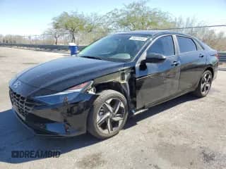2023 Hyundai Elantra SEL with VIN KMHLS4AGXPU572590, listed as a Copart auction lot 84073445 with 33,427 mi miles and Salvage title. Bid and sale history available at DreamBid. Image 1.