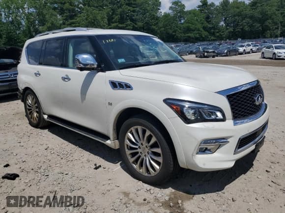 ✅ 2017 Infiniti QX80 Signature Edition • VIN: JN8AZ2NC7H9431164 • Lot: 62192585. Listed on Copart with 88,411 mi. Free auction sales archive from the USA and detailed vehicle history report at DreamBid. Image 4.