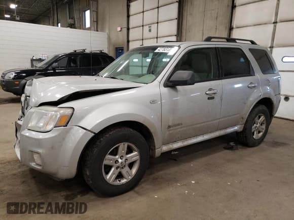 ✅ 2008 Mercury Mariner • VIN: 4M2CU29H18KJ51574 • Лот: 42783135. Опубликован ранее на Copart с пробегом 258 963 миль. Бесплатный доступ к архиву аукционных продаж из США и подробный отчёт об истории автомобиля на DreamBid. Изображение 1.