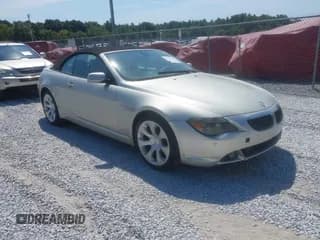 ✅ 2007 BMW 6 Series 650i • VIN: WBAEK13527CN80239 • Lot: 43091107. Listed on IAAI with Not provided. Free auction sales archive from the USA and detailed vehicle history report at DreamBid. Image 1.
