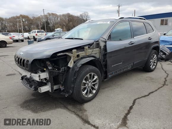 ✅ 2019 Jeep Cherokee Latitude Plus • VIN: 1C4PJMLB2KD337104 • Lot: 93754155. Listed on Copart with 69,194 mi. Free auction sales archive from the USA and detailed vehicle history report at DreamBid. Image 1.
