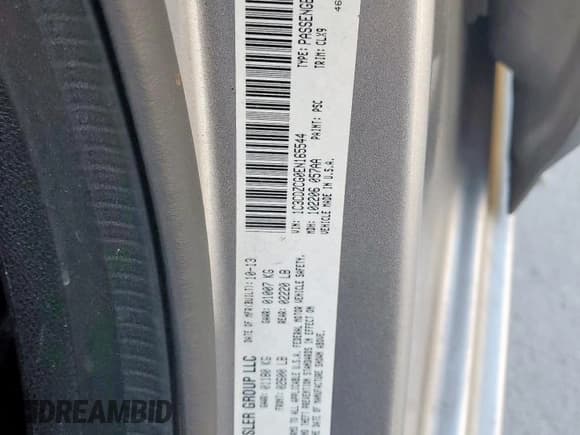 ✅ 2014 Dodge Avenger SXT • VIN: 1C3CDZCG0EN165544 • Lot: 91115655. Listed on Copart with 115,508 mi. Free auction sales archive from the USA and detailed vehicle history report at DreamBid. Image 12.