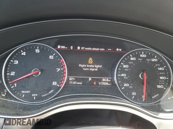 ✅ 2017 Audi A6 Prestige • VIN: WAUH2AFC1HN031208 • Лот: 84205745. Опубликован ранее на Copart с пробегом 117 034 миль. Бесплатный доступ к архиву аукционных продаж из США и подробный отчёт об истории автомобиля на DreamBid. Изображение 9.