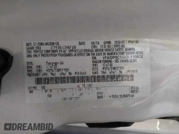 ✅ 2016 Ford C-Max SEL • VIN: 1FADP5CU2GL110832 • Lot: 41764729. Wystawiony na IAAI z przebiegiem 119 724 mil. Bezpłatny archiwum sprzedaży aukcyjnych z USA i szczegółowy raport historii pojazdu na DreamBid. Zdjęcie 9.