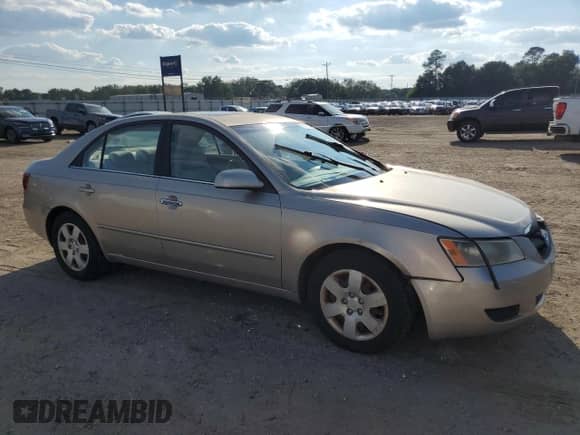2008 Hyundai Sonata GLS with VIN 5NPET46C68H389411, listed as a Copart auction lot 72097544 with 103,648 mi miles and Salvage title. Bid and sale history available at DreamBid. Image 4.