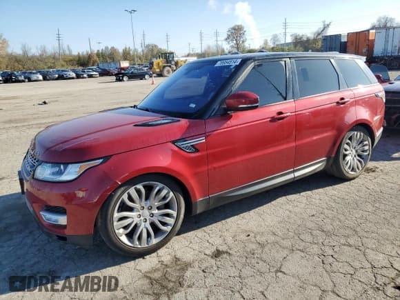 ✅ 2016 Land Rover Range Rover Sport HSE • VIN: SALWR2PF1GA110963 • Lot: 78954514. Listed on Copart with 94,582 mi. Free auction sales archive from the USA and detailed vehicle history report at DreamBid. Image 1.