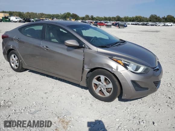 ✅ 2014 Hyundai Elantra SE • VIN: 5NPDH4AE7EH517818 • Lot: 82492855. Listed on Copart with 107,463 mi. Free auction sales archive from the USA and detailed vehicle history report at DreamBid. Image 4.