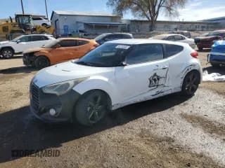 ✅ 2013 Hyundai Veloster Turbo • VIN: KMHTC6AEXDU163332 • Lot: 80580784. Listed on Copart with 130,982 mi. Free auction sales archive from the USA and detailed vehicle history report at DreamBid. Image 1.