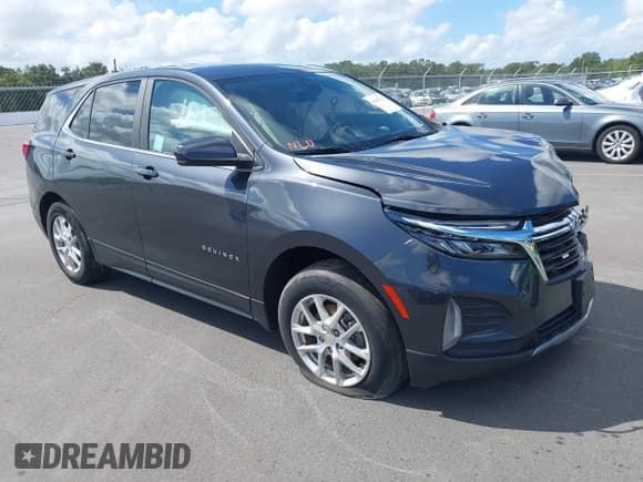 ✅ 2022 Chevrolet Equinox LT • VIN: 2GNAXUEV0N6144438 • Лот: 43117213. Опубликован ранее на IAAI с пробегом 73 257 миль. Бесплатный доступ к архиву аукционных продаж из США и подробный отчёт об истории автомобиля на DreamBid. Изображение 1.