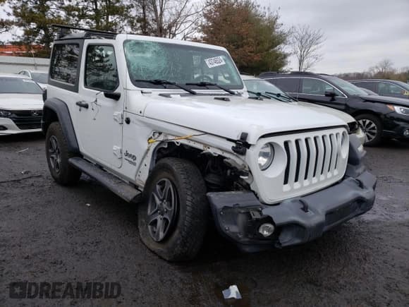 ✅ 2019 Jeep Wrangler Sport S • VIN: 1C4GJXAN1KW504135 • Lot: 43746524. Listed on Copart with Not provided. Free auction sales archive from the USA and detailed vehicle history report at DreamBid. Image 4.