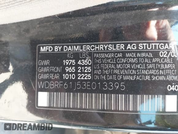 ✅ 2003 Mercedes-Benz C 240 • VIN: WDBRF61J53E013395 • Lot: 42739169. Wystawiony na IAAI z przebiegiem Nie podano. Bezpłatny archiwum sprzedaży aukcyjnych z USA i szczegółowy raport historii pojazdu na DreamBid. Zdjęcie 9.