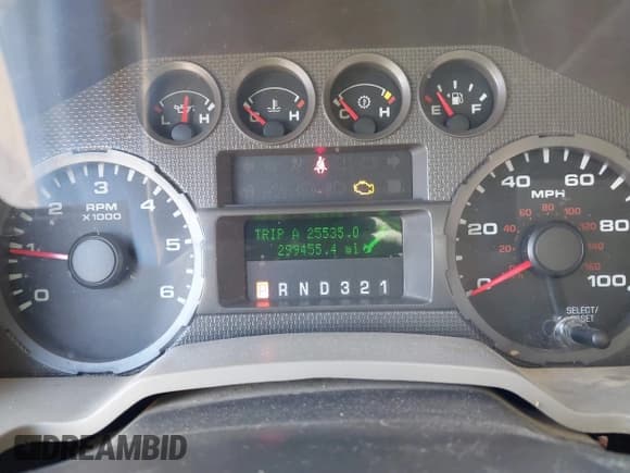 ✅ 2009 Ford F-250 XL • VIN: 1FTSW20529EA81663 • Lot: 43781292. Listed on IAAI with 299,455 mi. Free auction sales archive from the USA and detailed vehicle history report at DreamBid. Image 7.