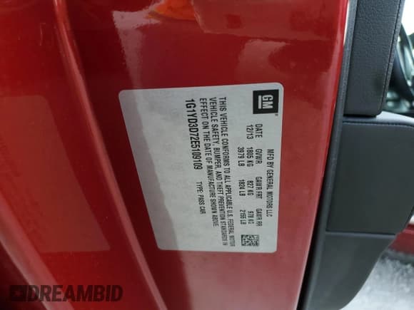 ✅ 2014 Chevrolet Corvette 2LT • VIN: 1G1YD3D72E5109109 • Lot: 75296884. Listed on Copart with Not provided. Free auction sales archive from the USA and detailed vehicle history report at DreamBid. Image 13.