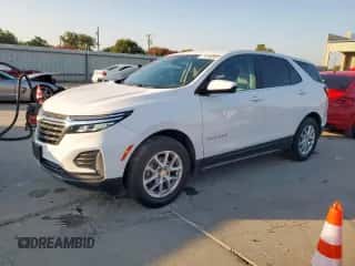 2022 Chevrolet Equinox LT с VIN 3GNAXTEV3NL137411, выставлен на аукционе Copart как лот 71226255 с пробегом 85 358 миль миль и Списание • Salvage title. История ставок и продаж доступна на DreamBid. Изображение 1.